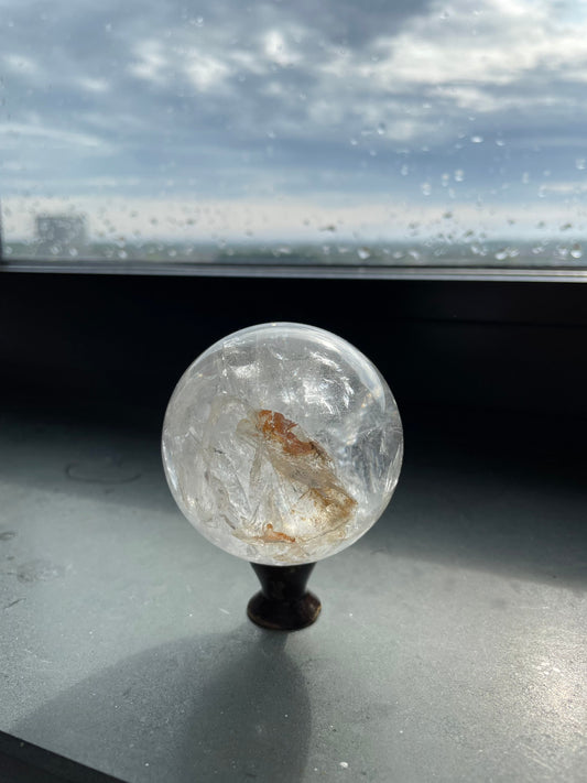 Clear Quartz with Inclusions Sphere 1